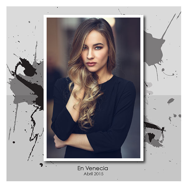 Marco para fotos estilo elegante