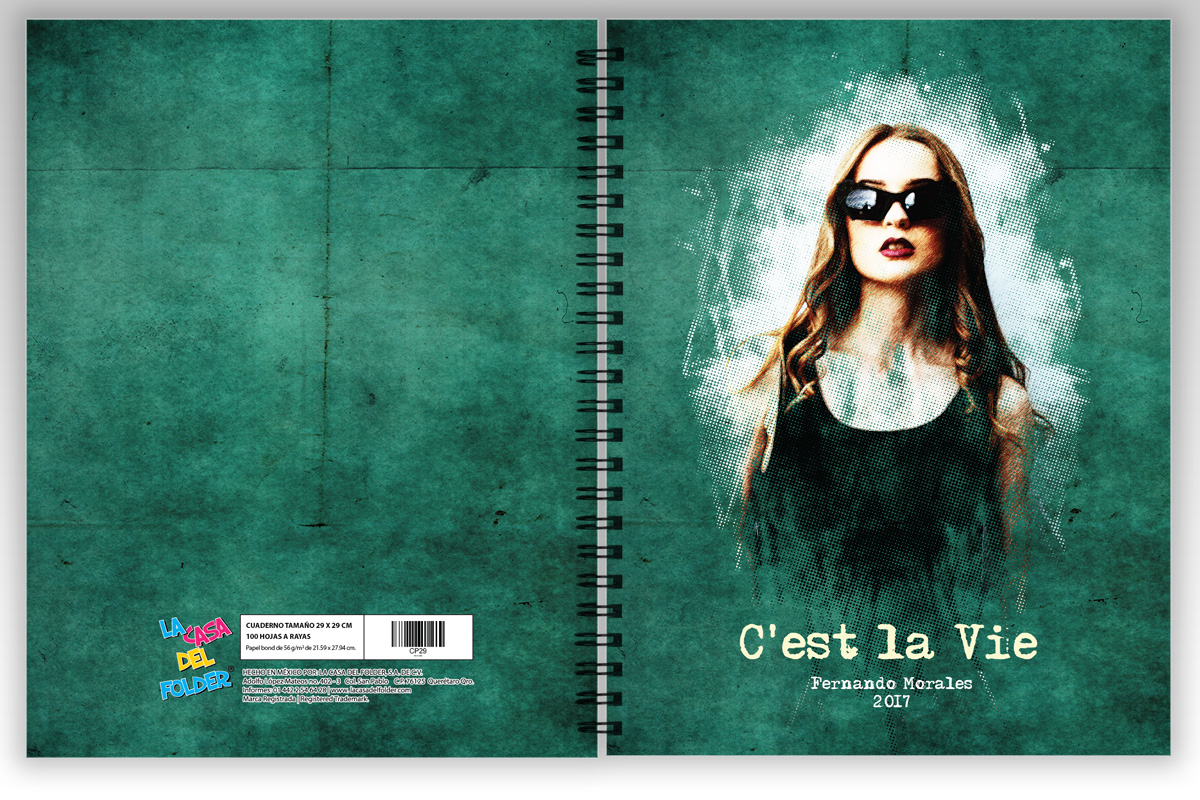Cuaderno Personalizado estilo grunge